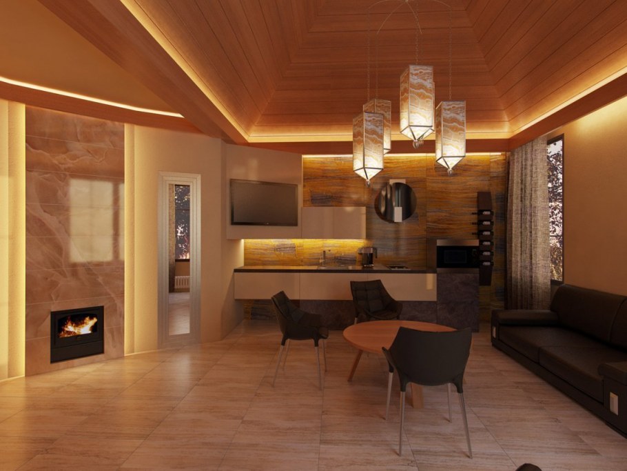 Помещение в стиле лофт