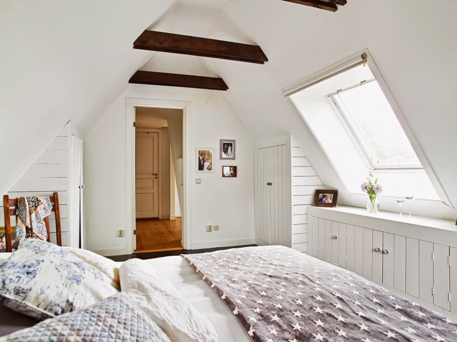 Мансардный этаж в стиле Прованс