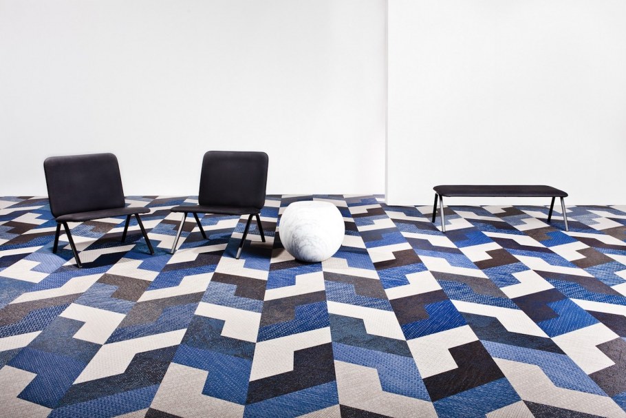 Модульная ковровая плитка