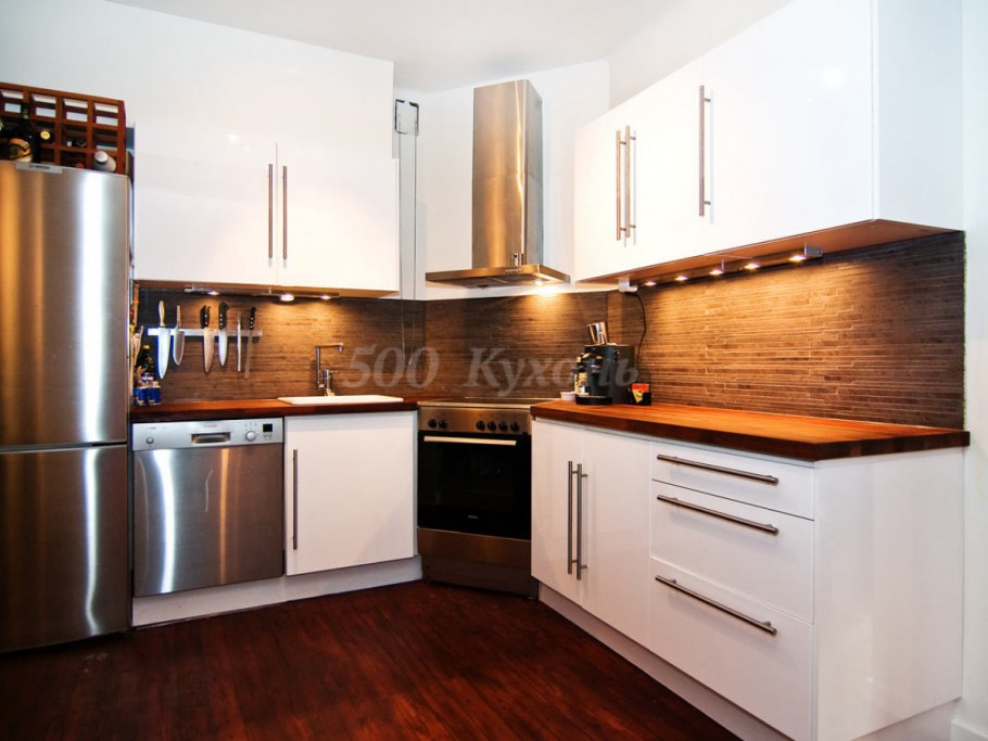 Фартук для кухни коричневого цвета