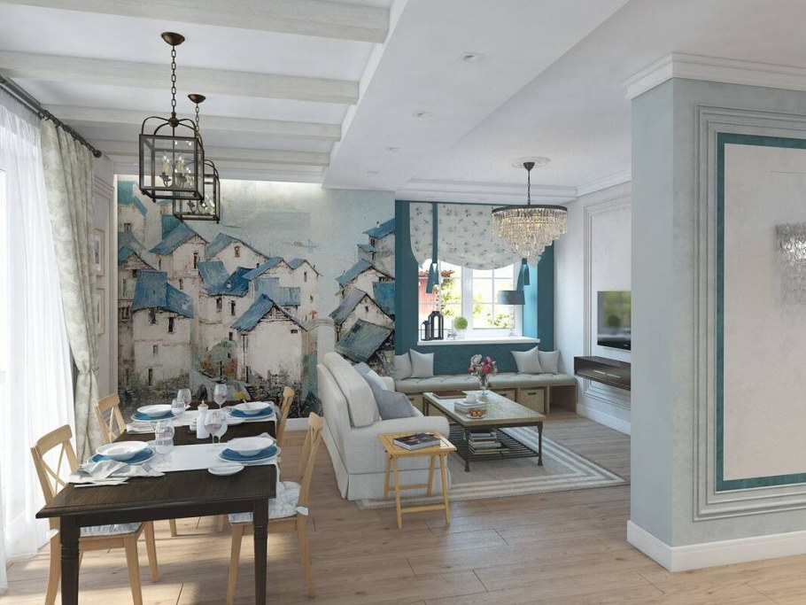 Лофт с элементами классики