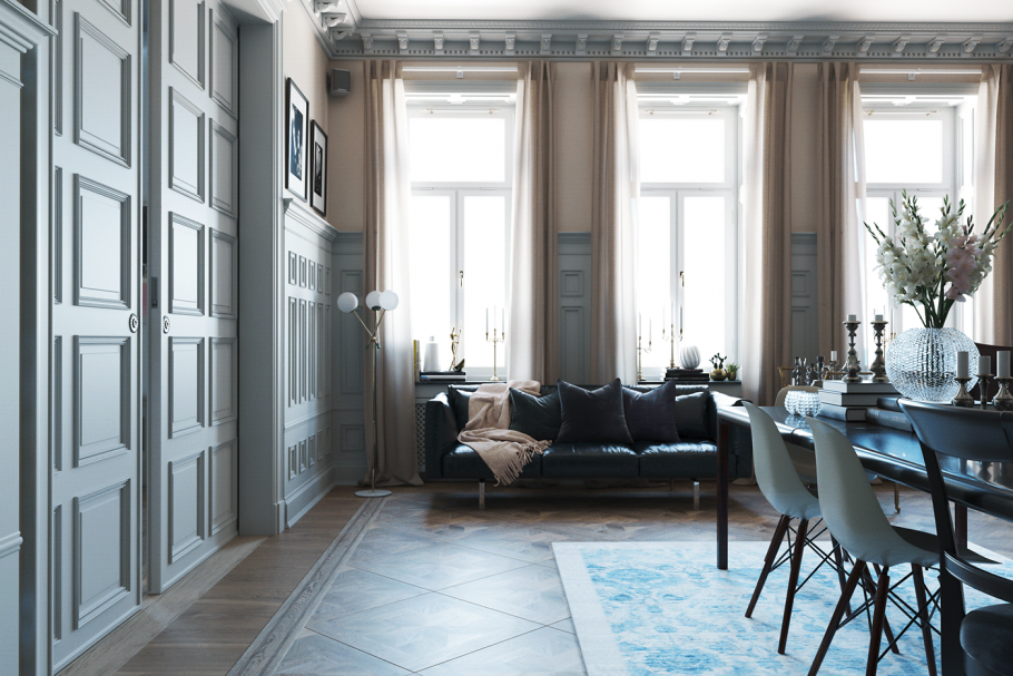 Нью-йоркский лофт в интерьере