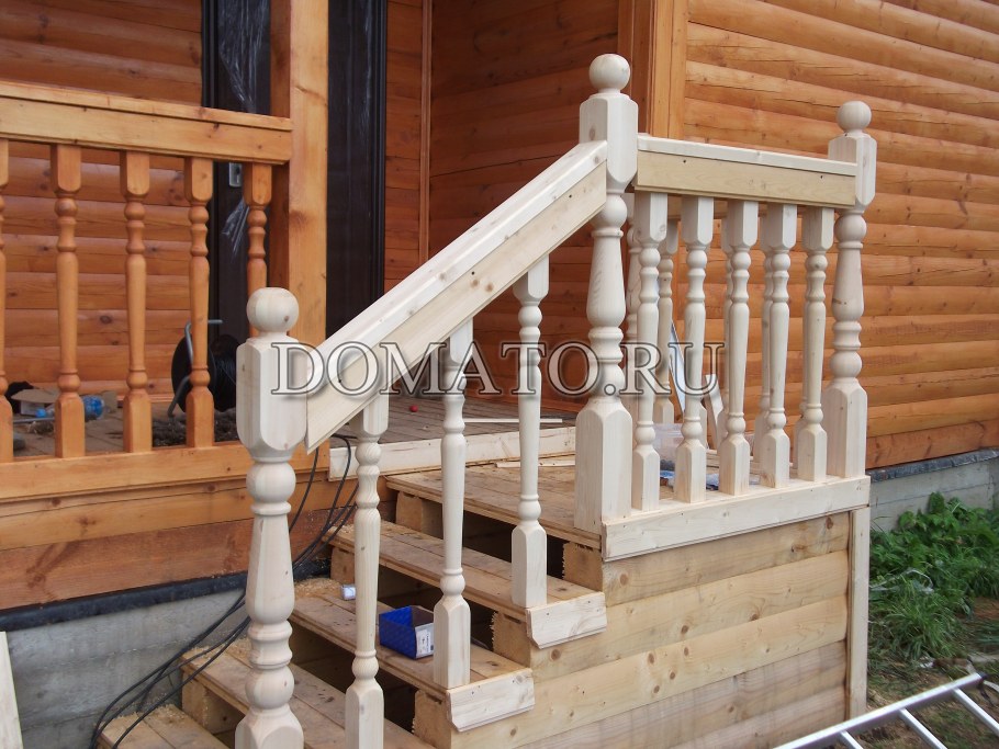 Облицовка крыльца дагестанским камнем