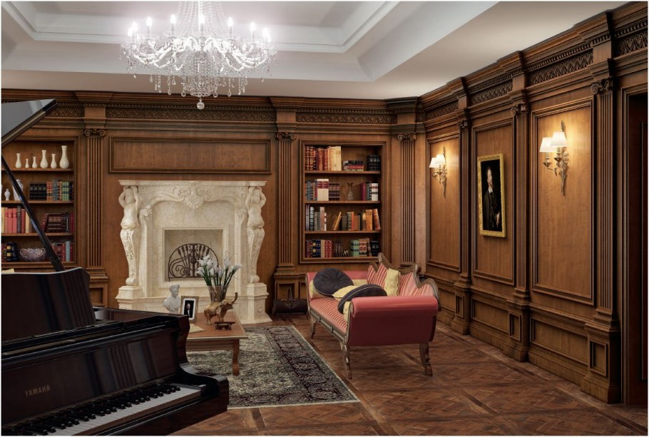 Кабинет из дерева