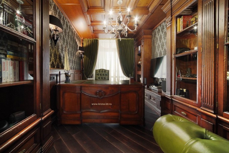 Офисная отделка дерево