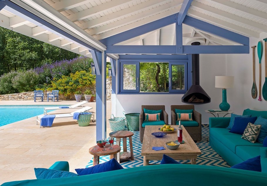 Беседка в средиземноморском стиле