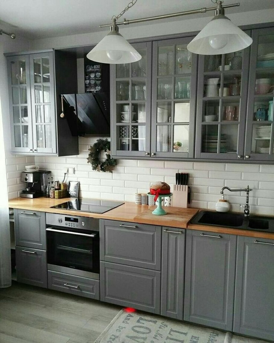 Кухня икеа Сэведаль белая