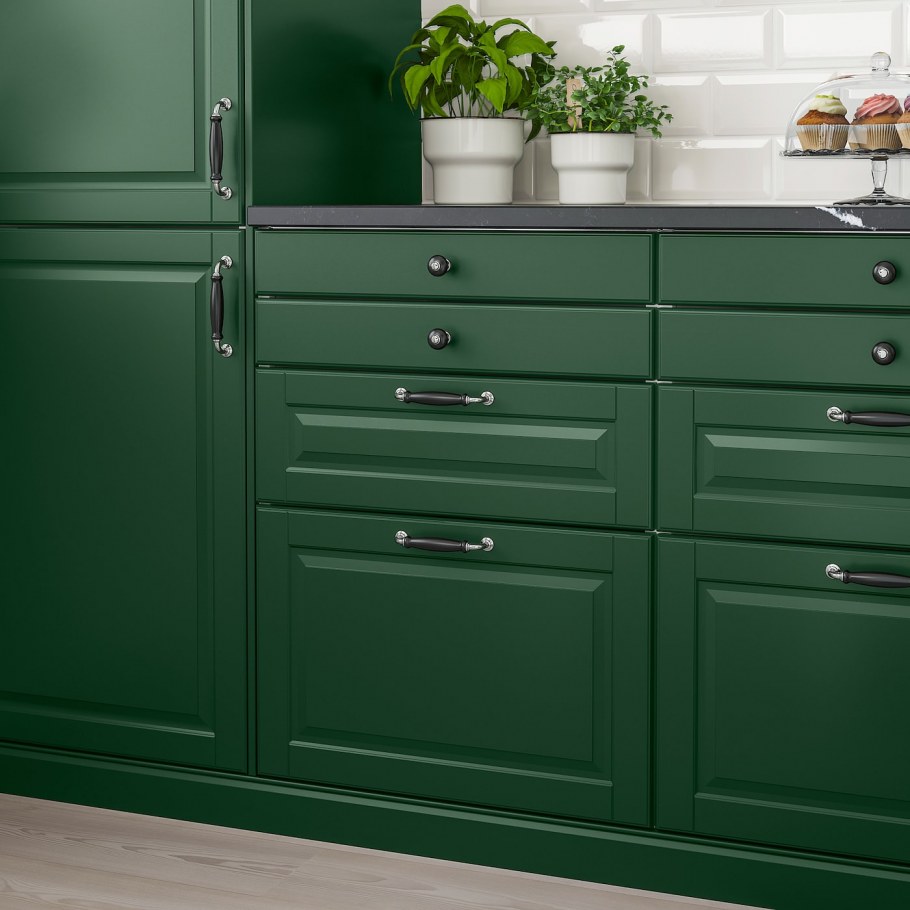 Ikea кухня Будбин зелёная