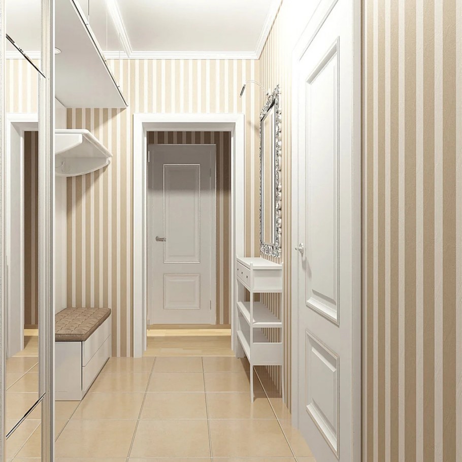 Прихожая для узкого коридора п44т