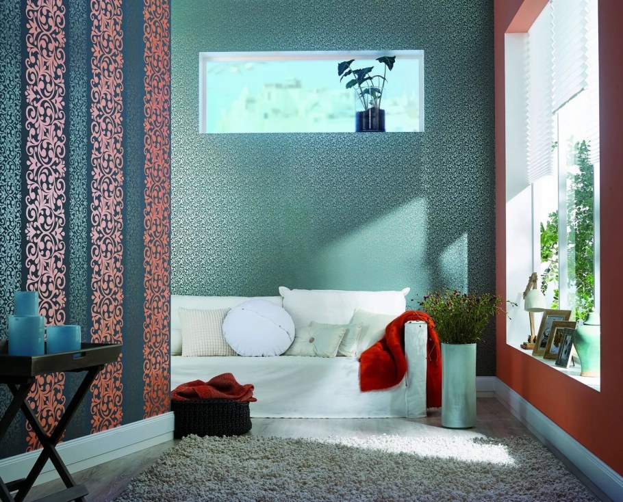 Обои в современном интерьере