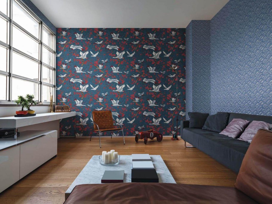 Обои в современном интерьере