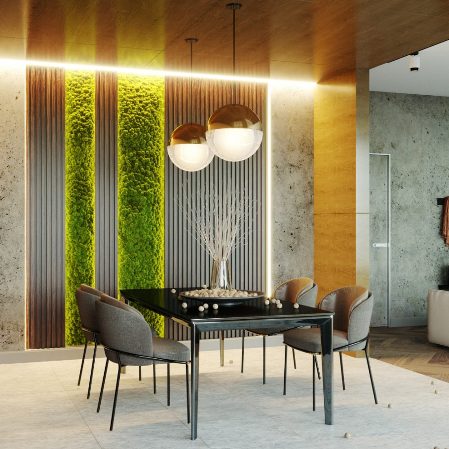 МДФ панель "вертикальные рейки" h2530