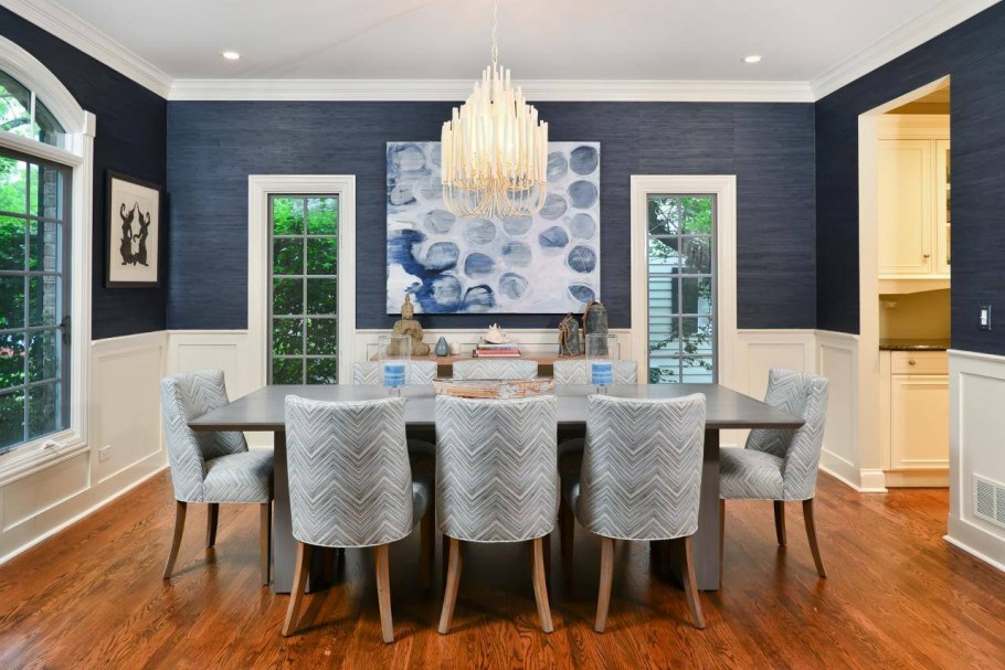 Цвет индиго в интерьере