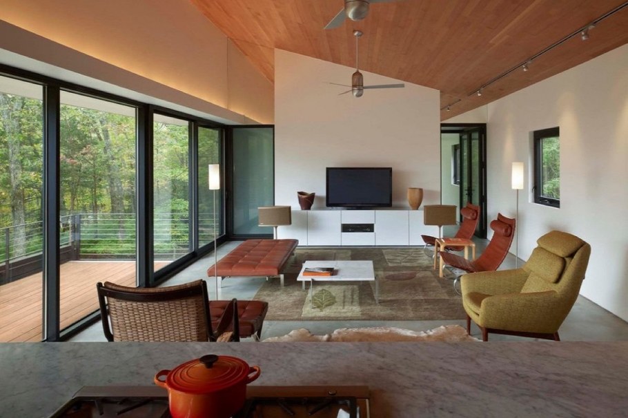 Современный интерьер одноэтажного дома