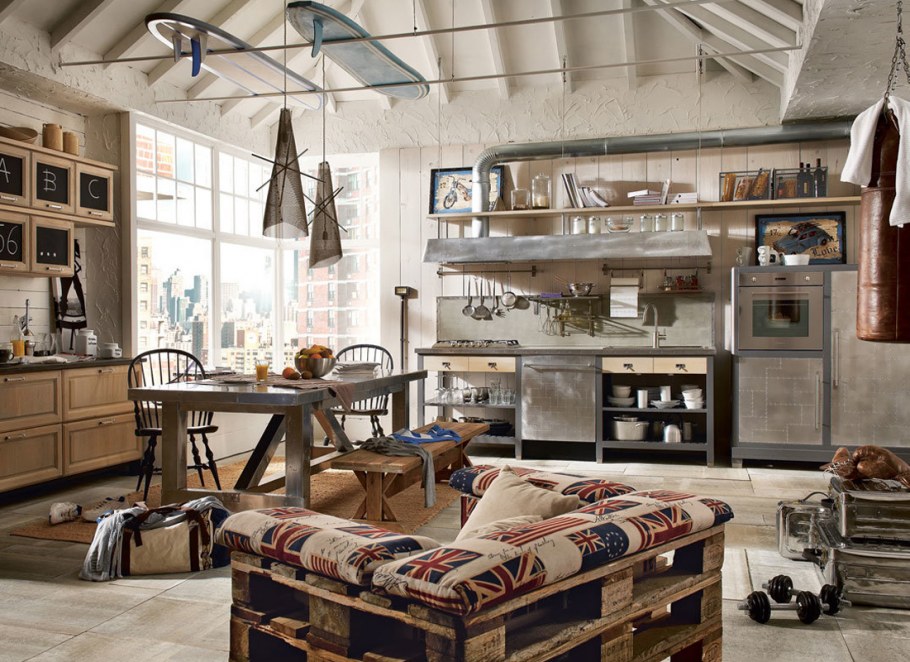 Мебель гранж лофт Индастриал