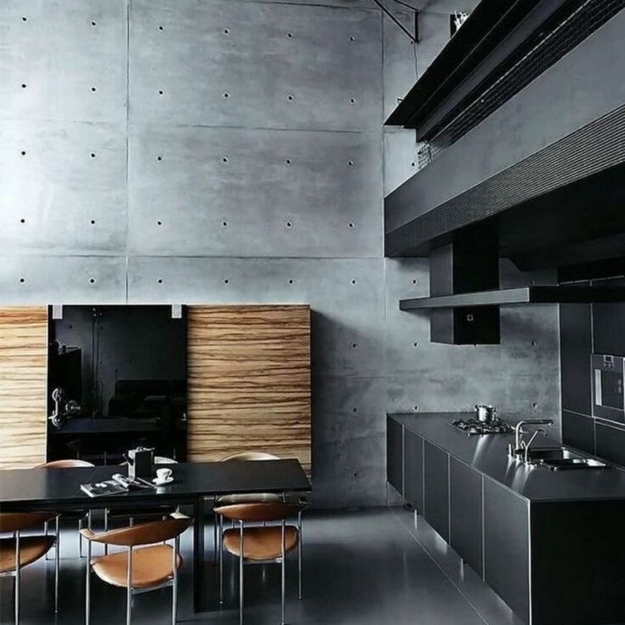 Лофт и индустриал стиль в интерьере кухня