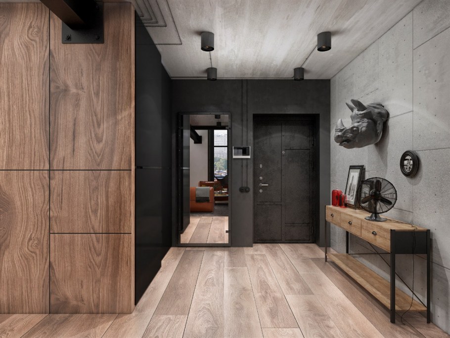 Дверь межкомная Loft шпон