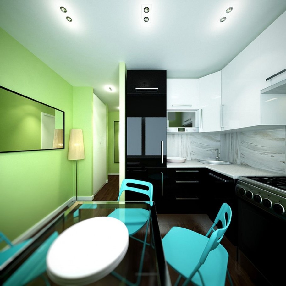 Кухня-гостиная эконом класса