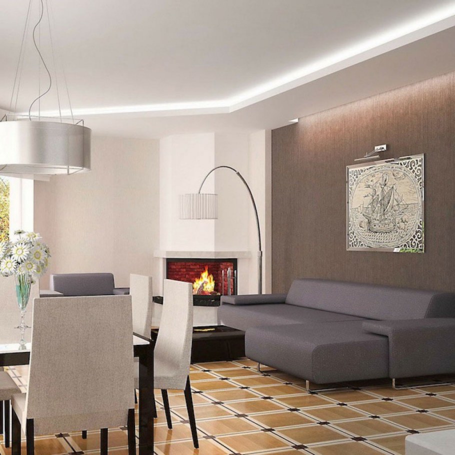 Гостиная в стиле эконом класса