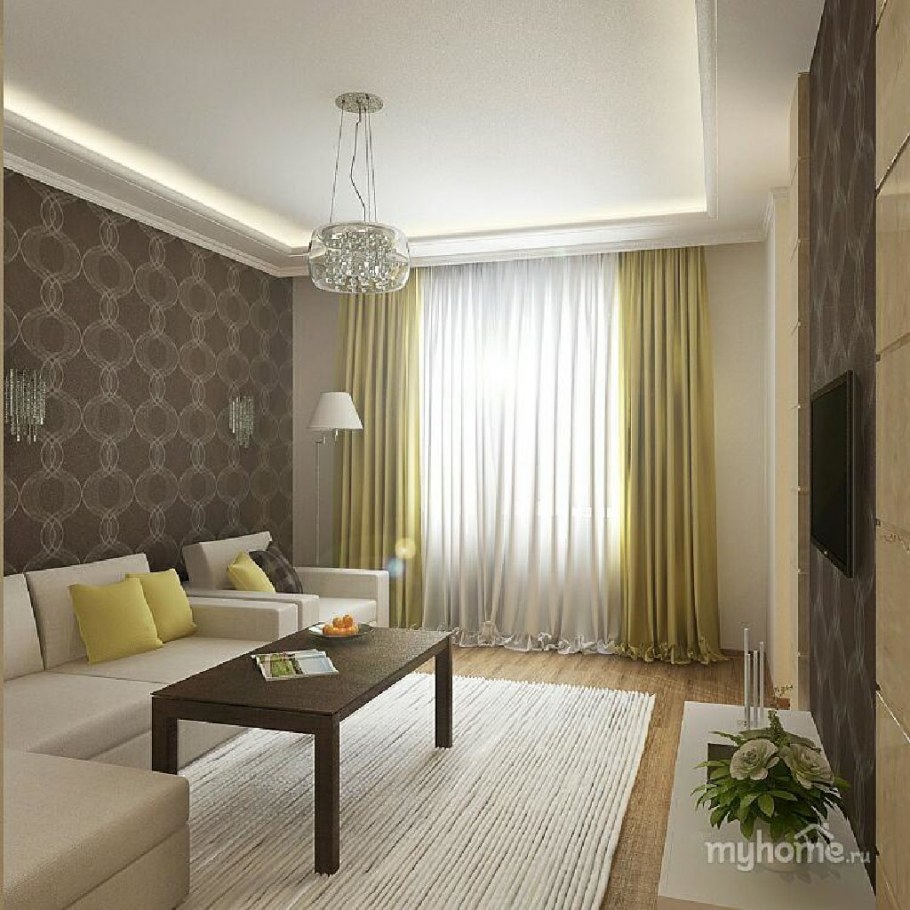 Интерьер зала в квартире