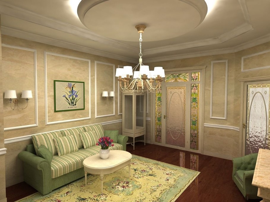 Интерьер квартиры студии эконом класса