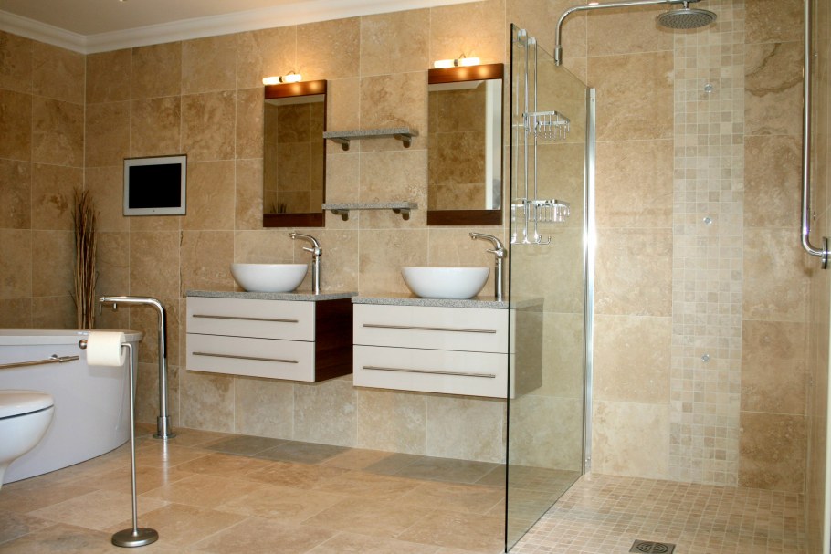 Каменная плитка в ванную