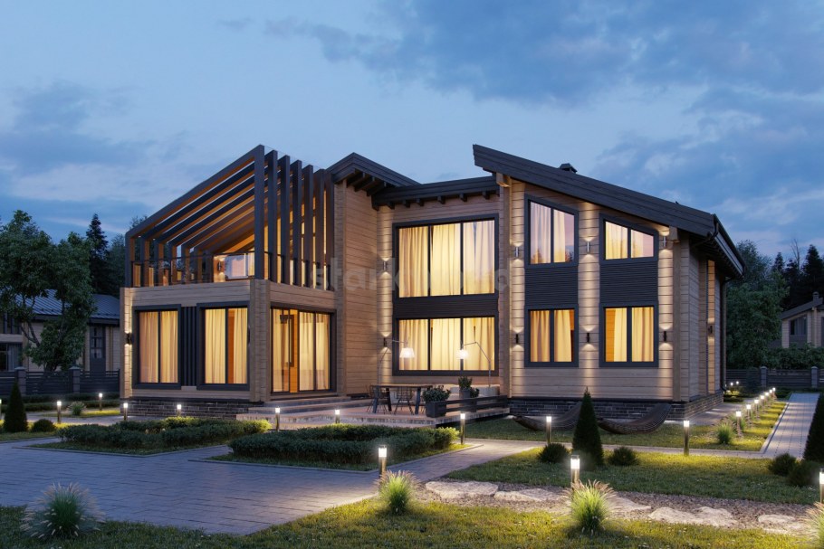 Миллениум дом из клееного бруса