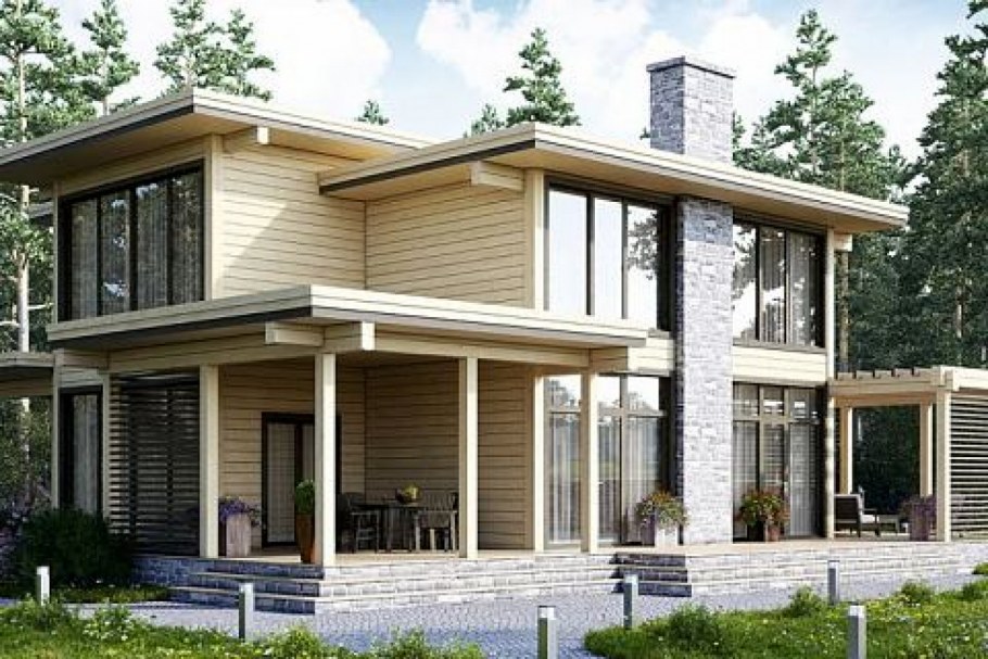 Дом из клееного бруса