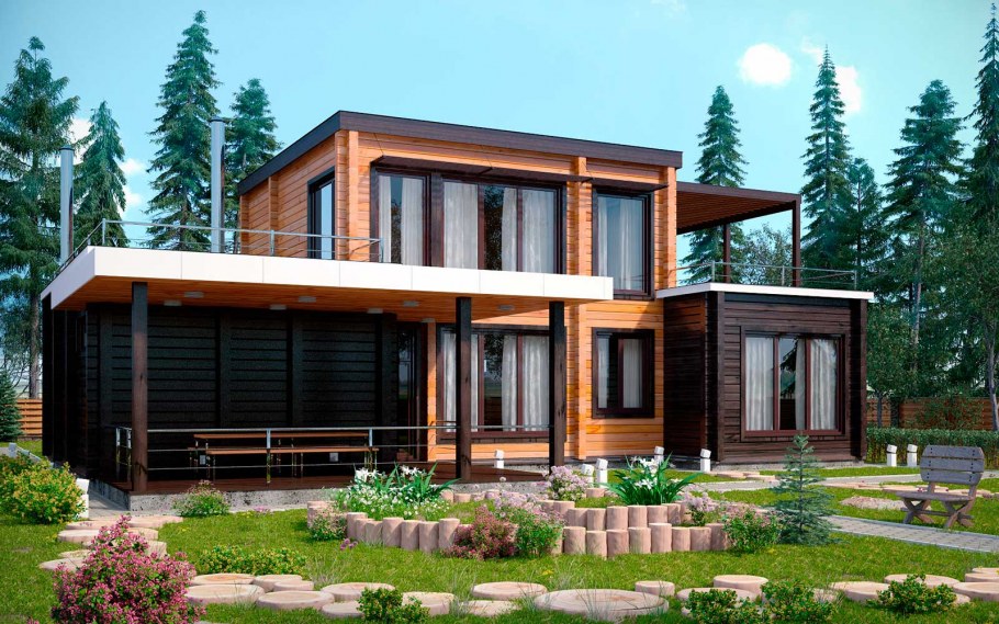 Деревянный интерьер