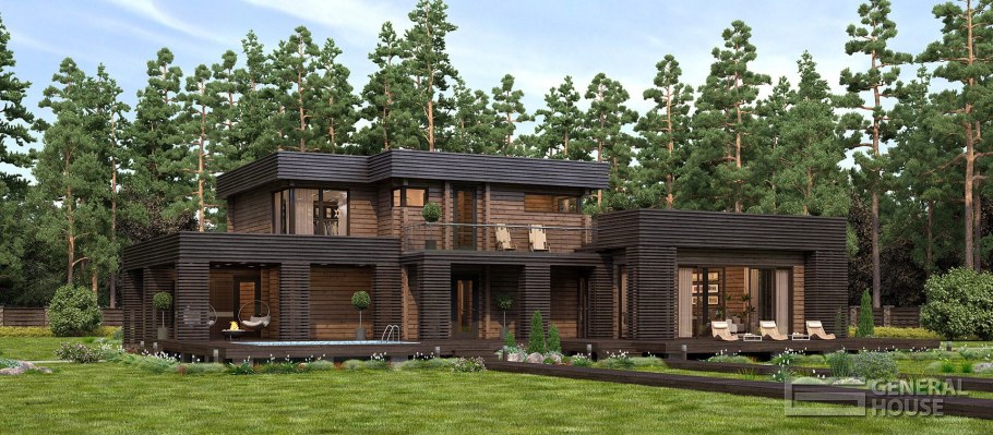 Юджин финский дом из клееного бруса