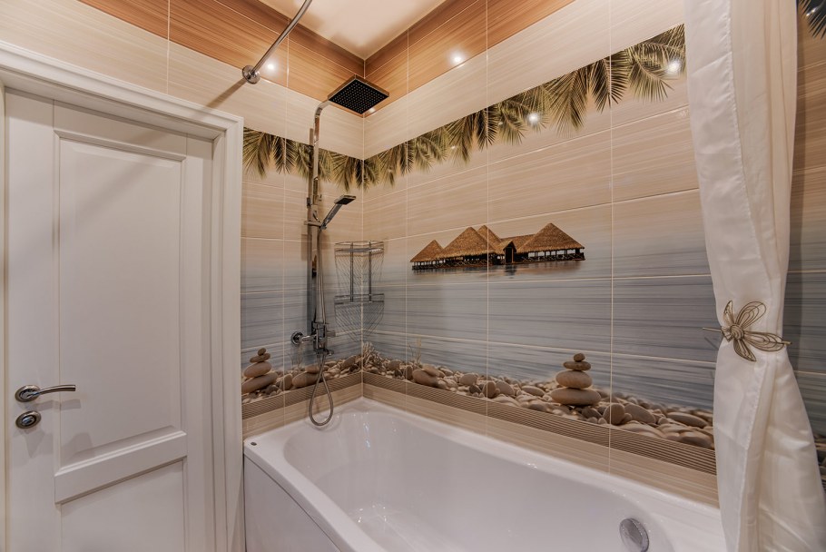 Дизайн ванной комнаты плитка хрущевка