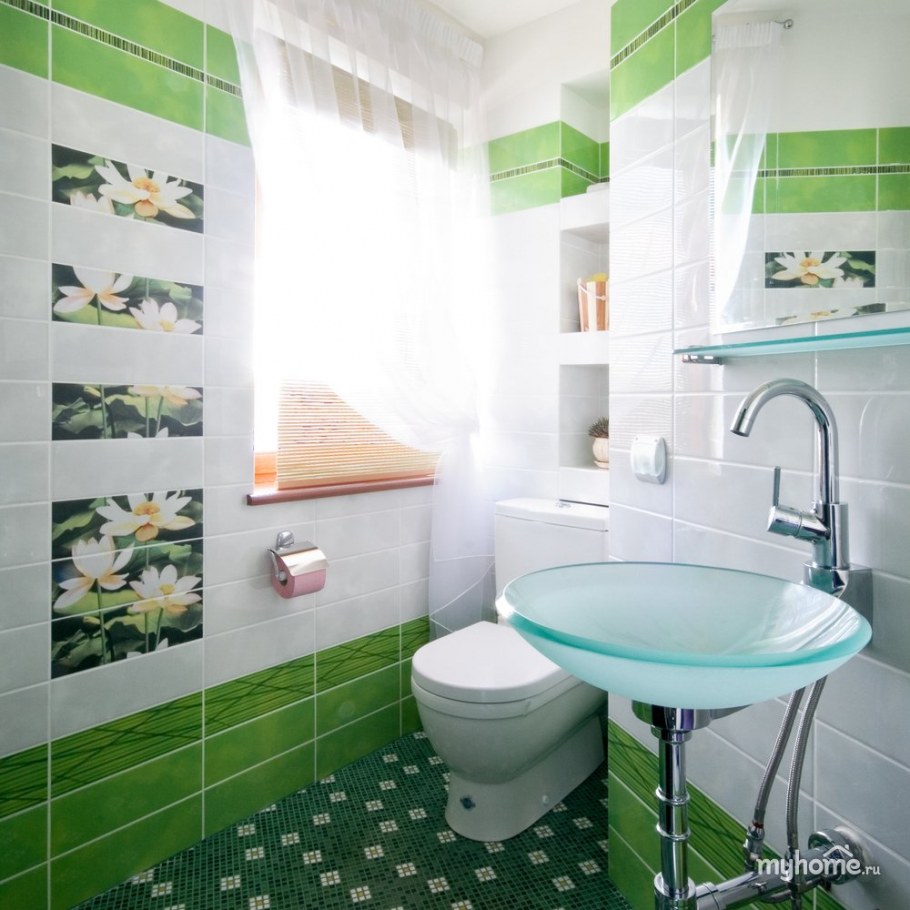 Плитка для маленькой ванной