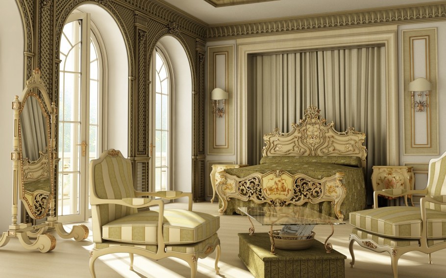 Стиль Ампир в интерьере гостиной