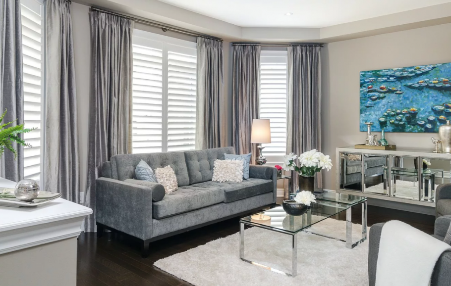 Шторы к салатовым стенам