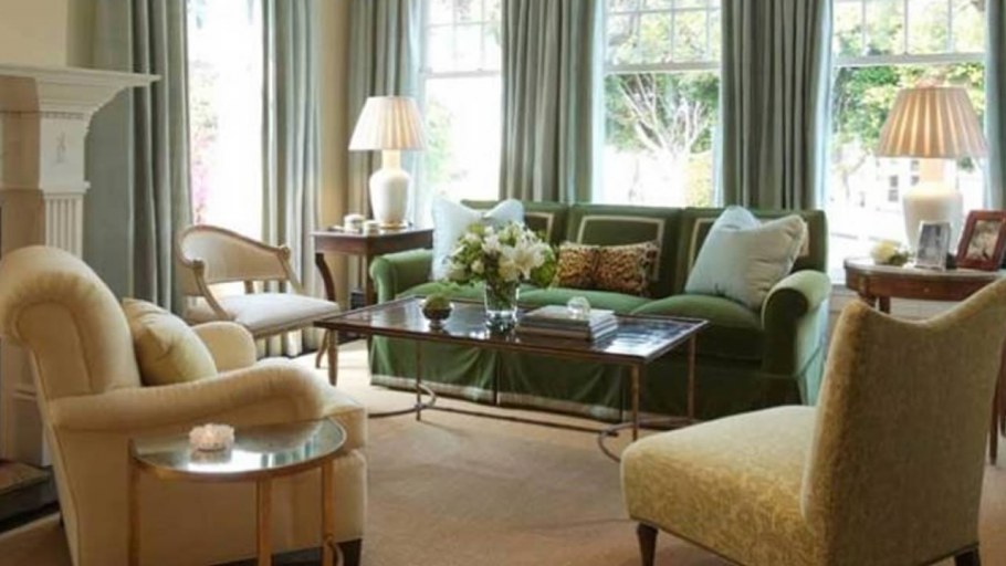 Шторы Ричмонд фисташковые