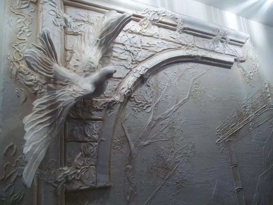 Патинирование лепнины