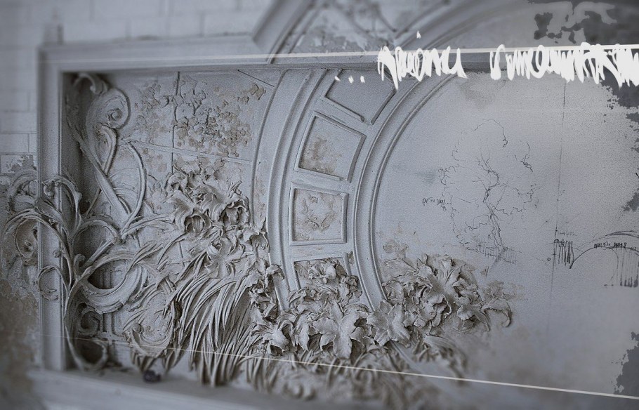 Гипсовая лепнина на стену