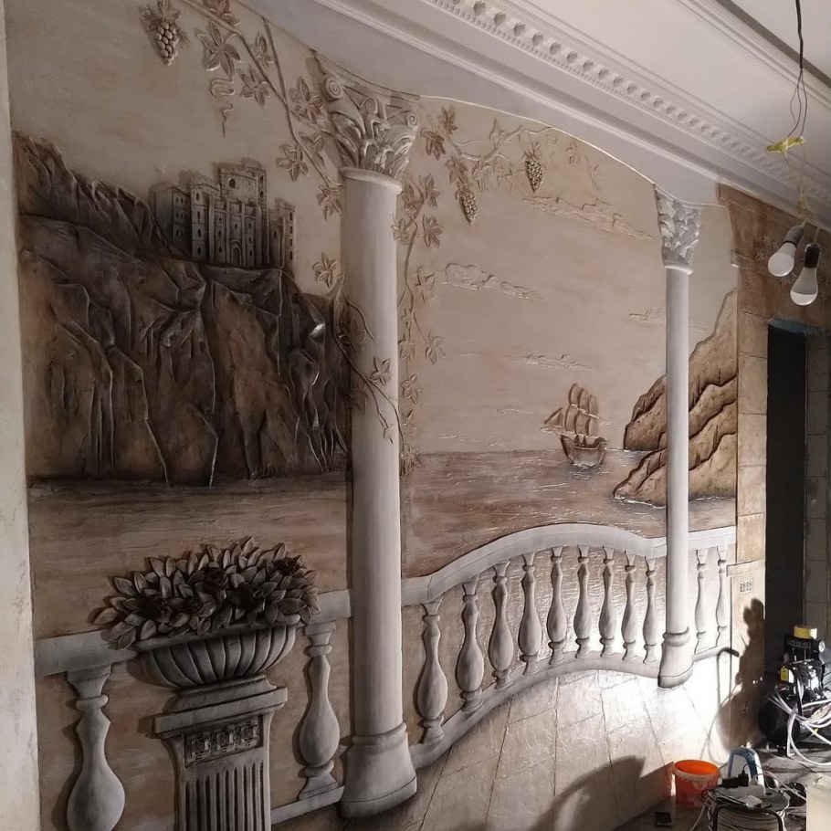 Лепнина барельефы в интерьере