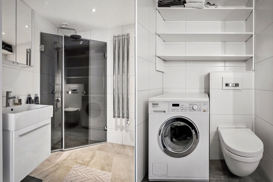 Серая машинка в интерьере