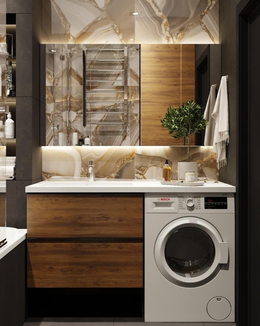 Стиральная машина Скандинавский стиль