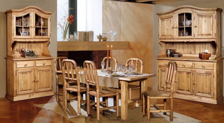 Кухня из массива сосны