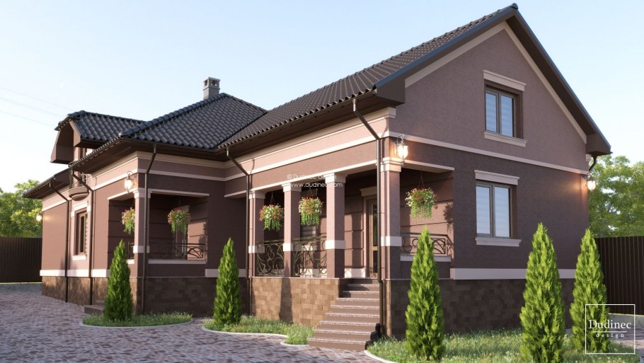 Дом желтый кирпич