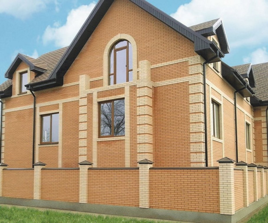 Альта профиль кирпич желтый