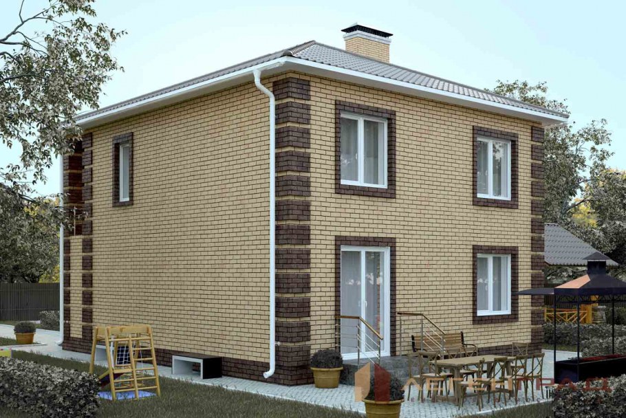 Бежевые фасады домов