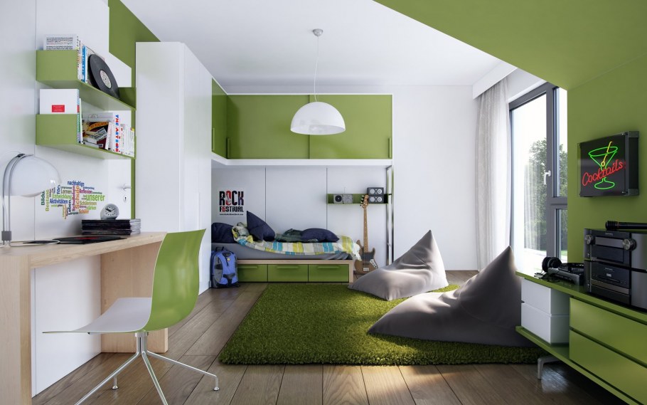 Интерьер маленькой комнаты