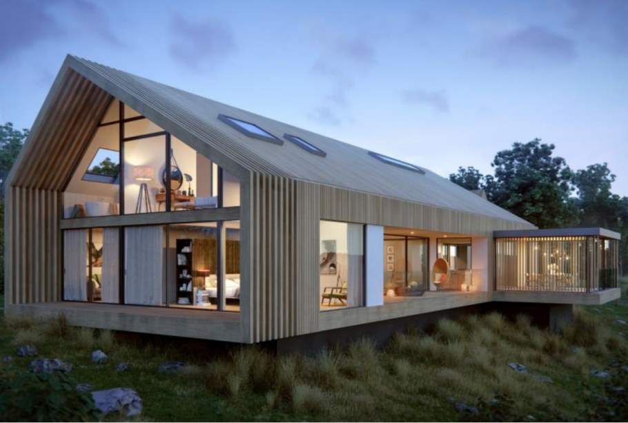 Скандинавский дом барнхаус