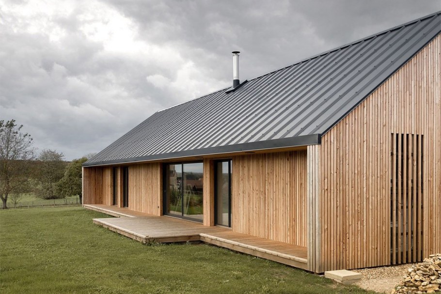 Дом Тимберфрейм барнхаус в Англии