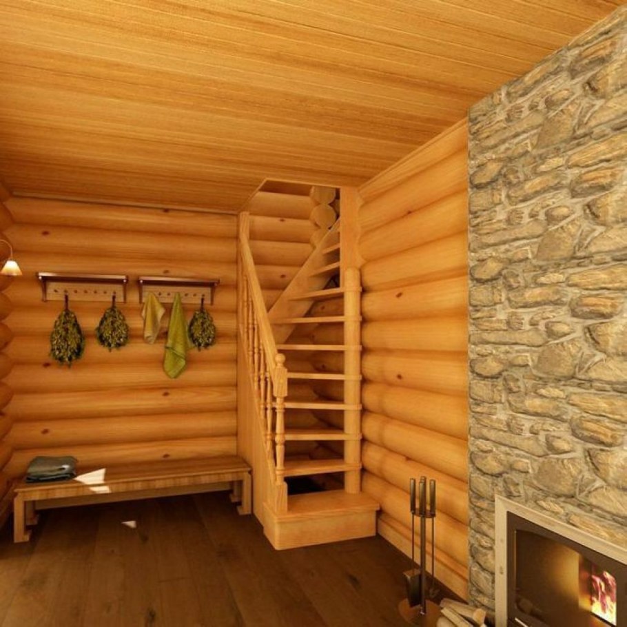 Дачные лестницы на второй этаж