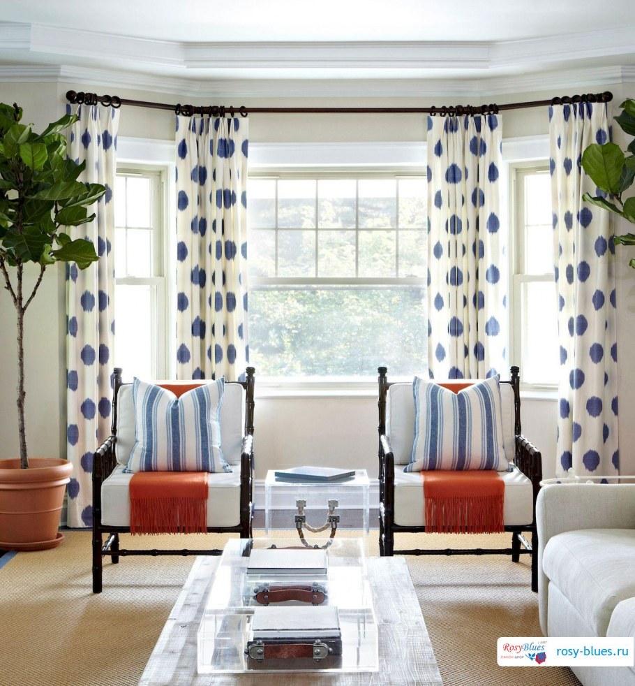Летние шторы в гостиную