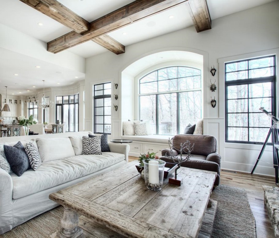 Американский фармхаус интерьер